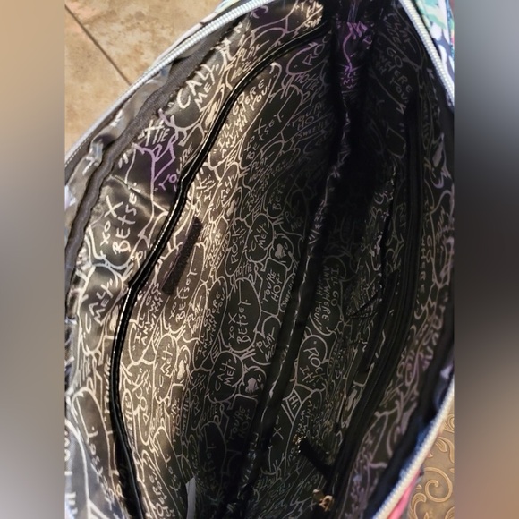 Betsey Johnson Floral Laptop Messenger Bag - Picture 7 of 12